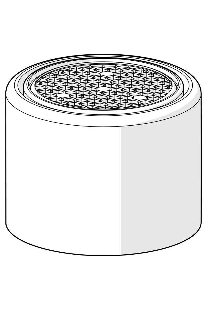Aerator, M22x1 STD HC PCA, 6 l/min | 1001071V | Chrome