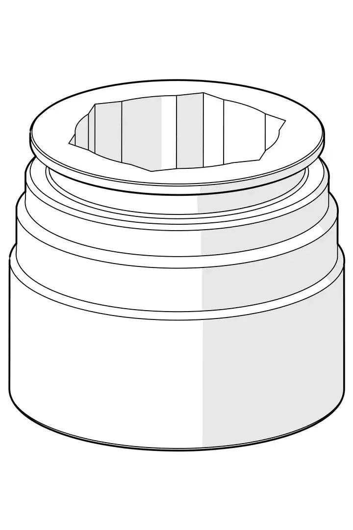 Fitting ring for aerator | 1001722V | Chrome