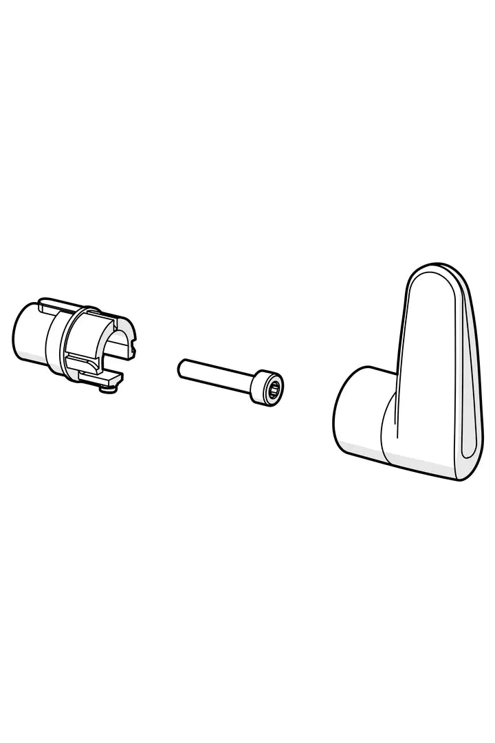 Temperature control handle | 1002424V | Chrome