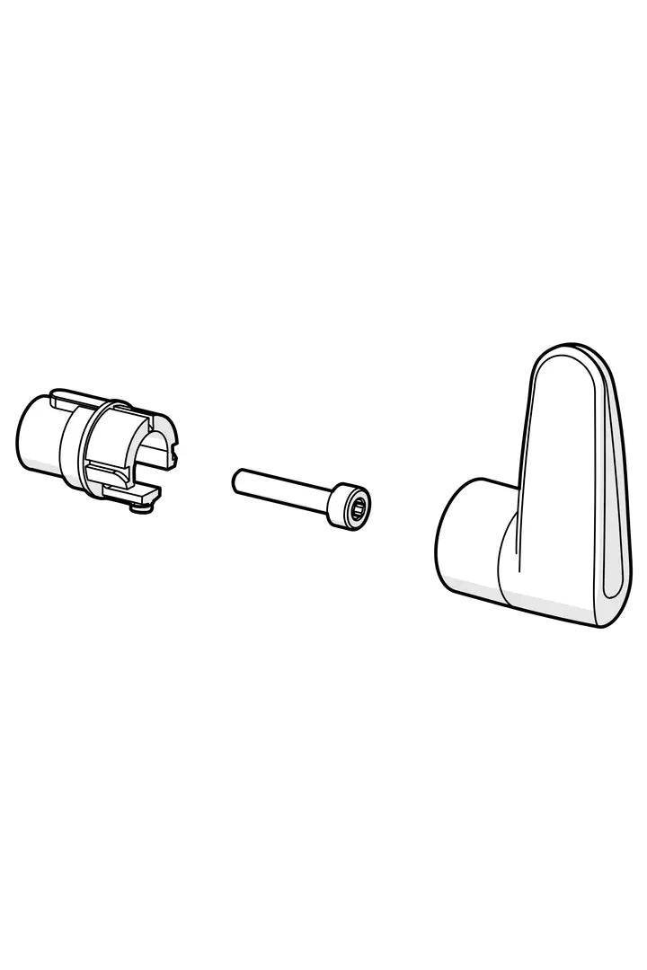 Temperature control handle | 1002424V | Chrome