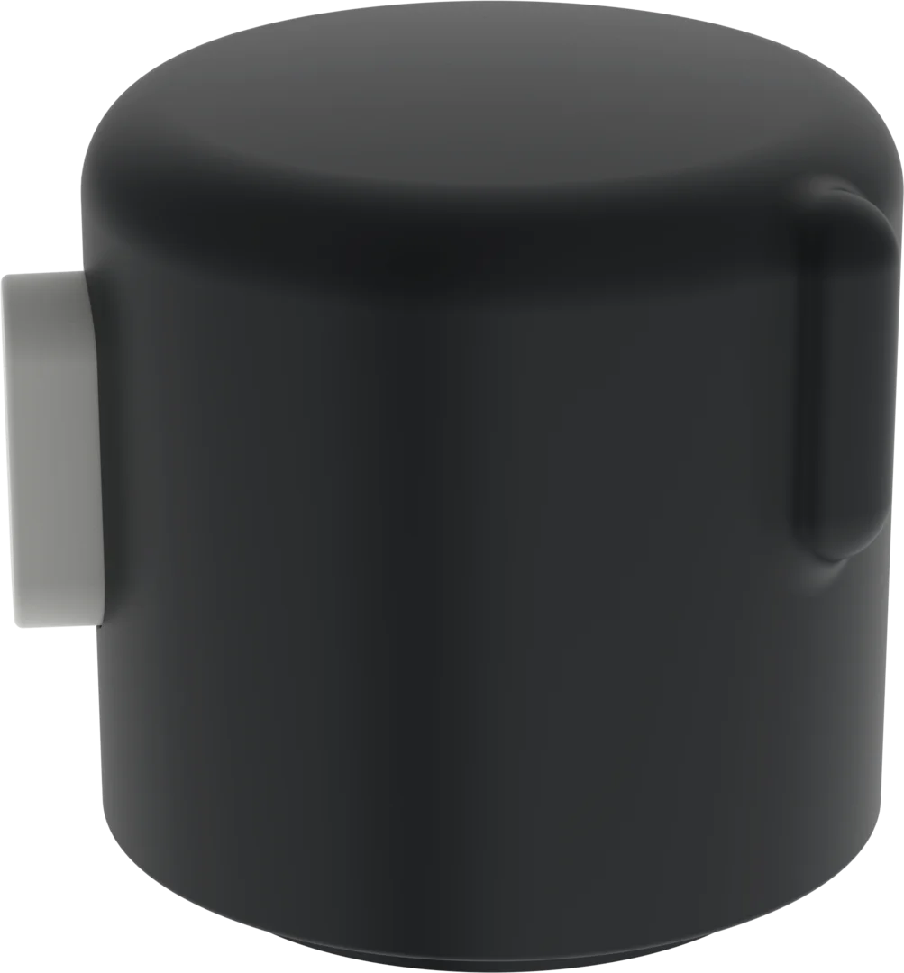 Temperature control handle | 1008607V-33 | Matt black
