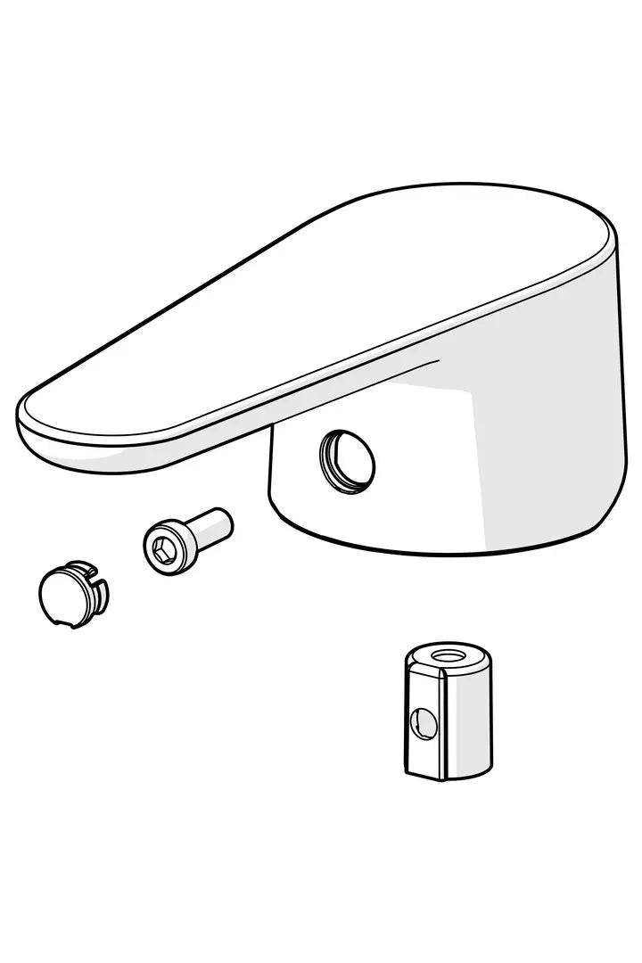 Lever | 1010312V-33 | Matt black