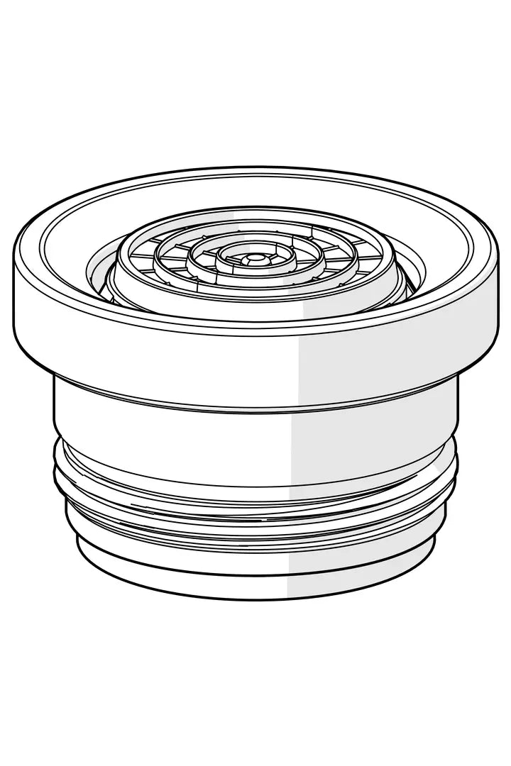 Aerator and key, Cascade SLC TJ A | 1014808V-33 | Matt black
