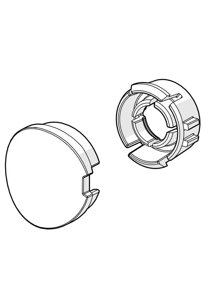 Cover plug | 1015252V | Chrome