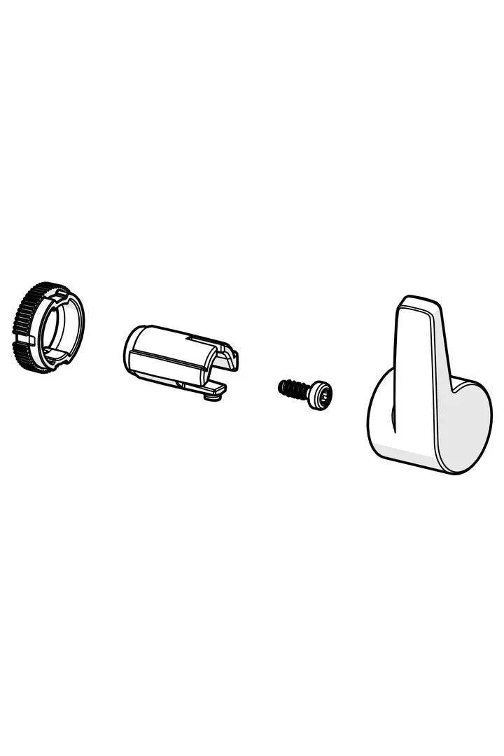 Temperature control handle | 1017587V-33 | Matt black