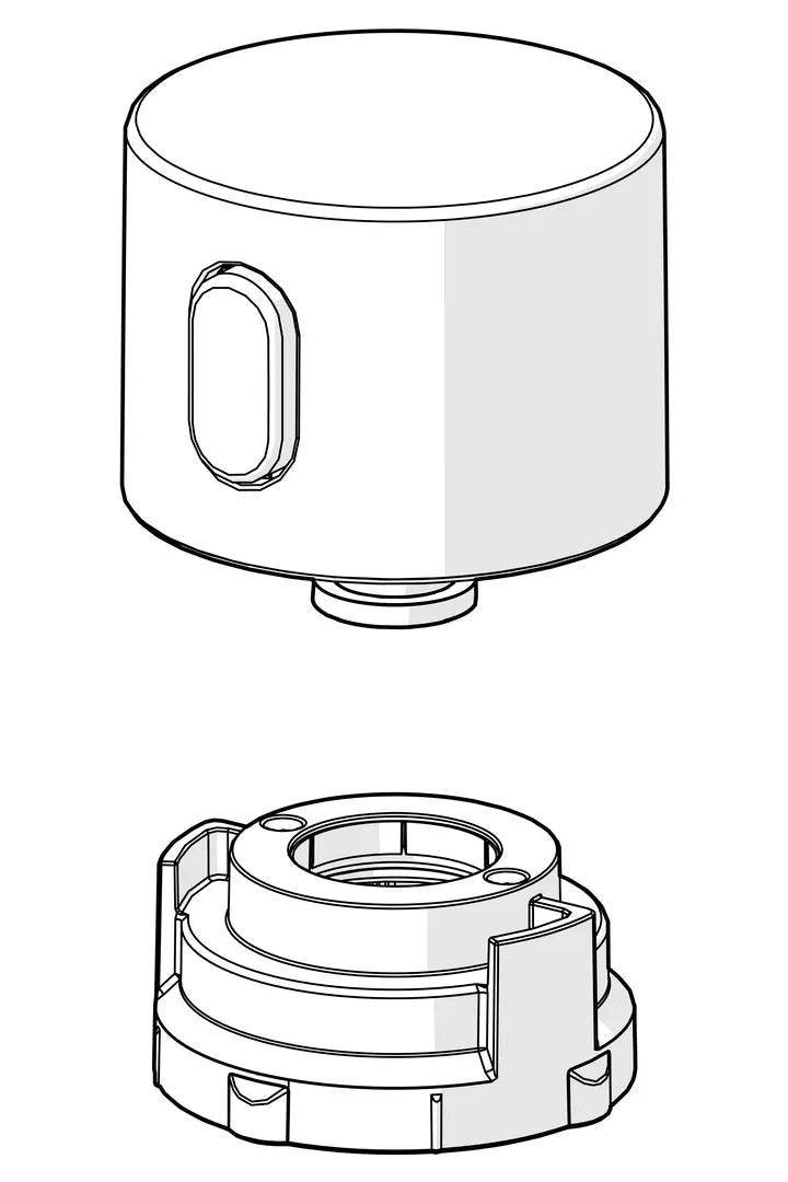 Flow control handle | 1018477V | Chrome