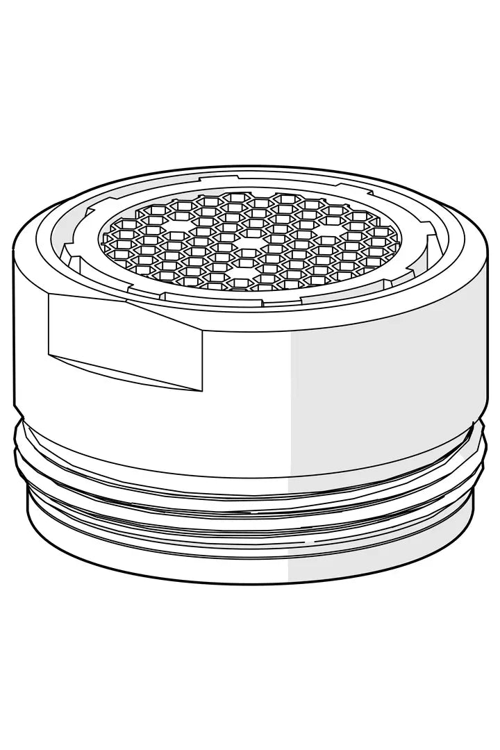 Aerator, STD M24x1, Laminar | 1018569V | Chrome