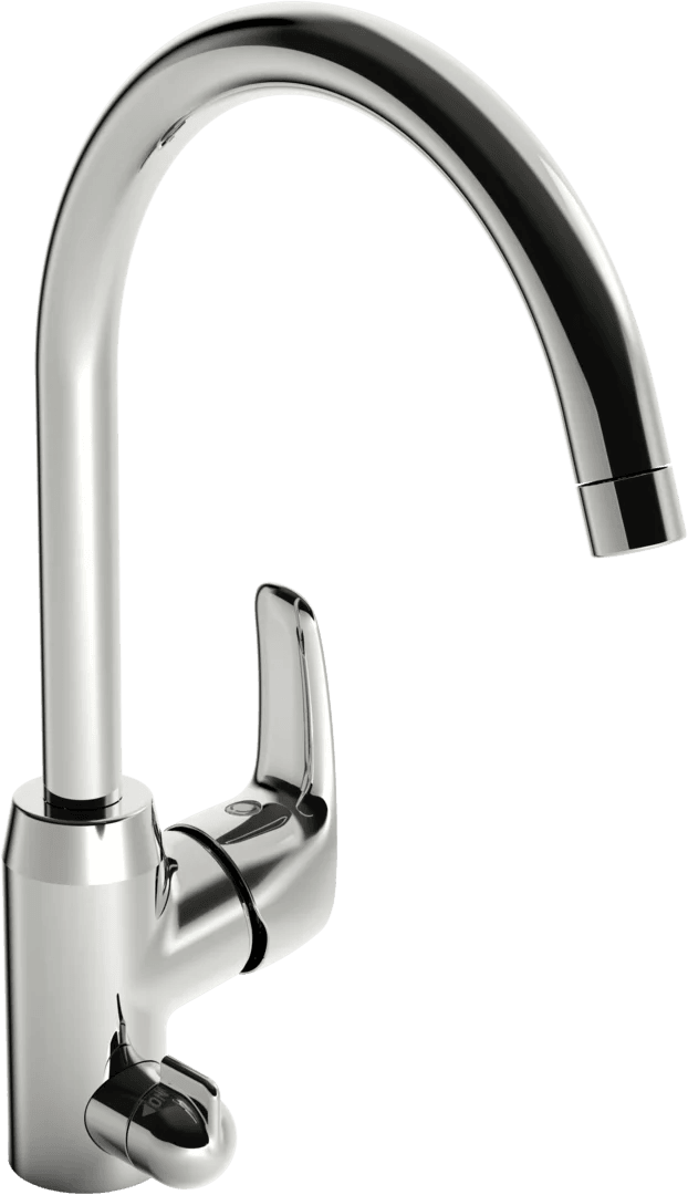 Kitchen faucet with dishwasher valve | 1029F | Chrome