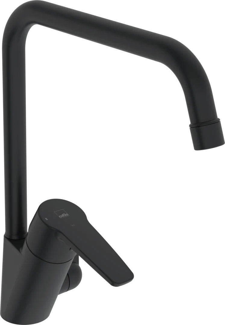 Kitchen faucet with dishwasher valve | 1534F-106-33 | Matt black