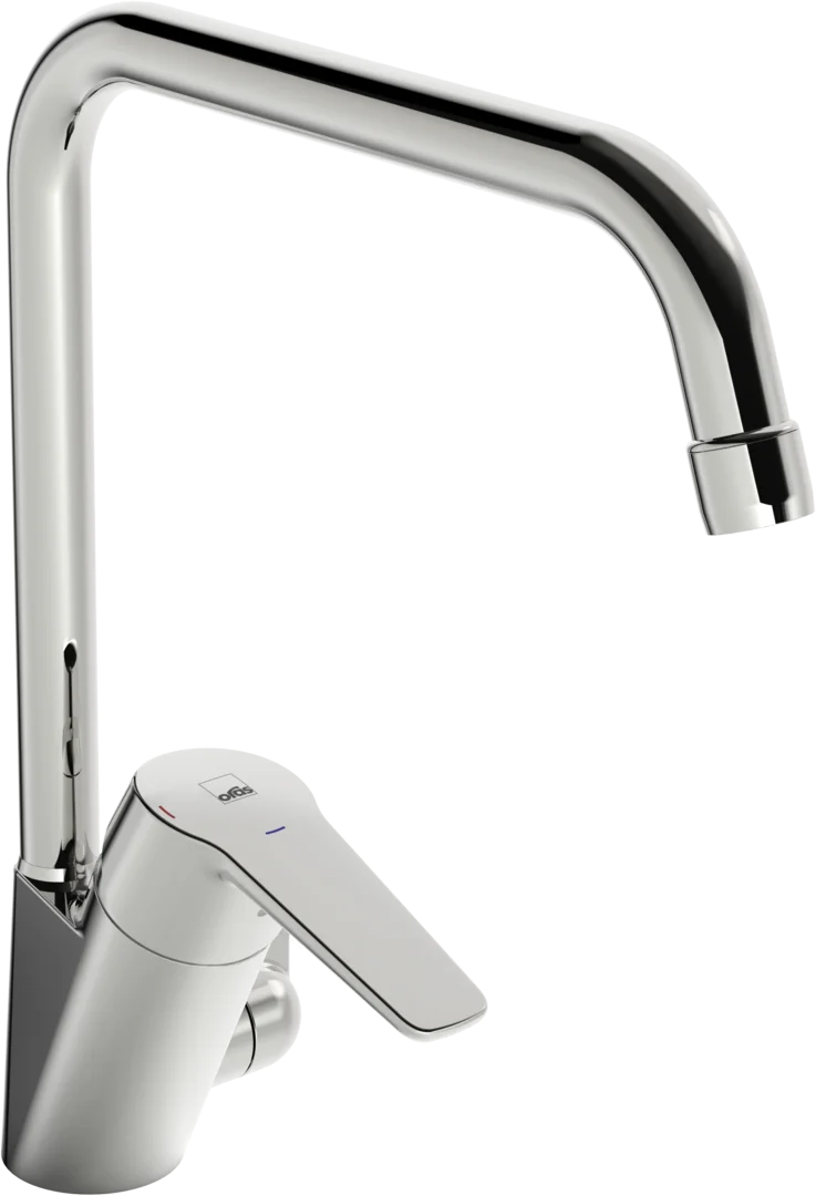 Kitchen faucet with dishwasher valve | 1534FL-106 | Chrome
