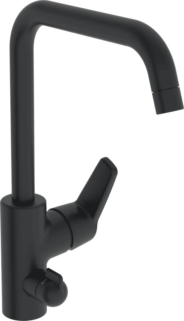 Kitchen faucet with dishwasher valve | 1536F-106-33 | Matt black