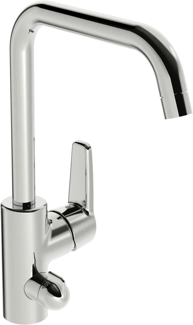 Kitchen faucet with dishwasher valve | 1536F-106 | Chrome