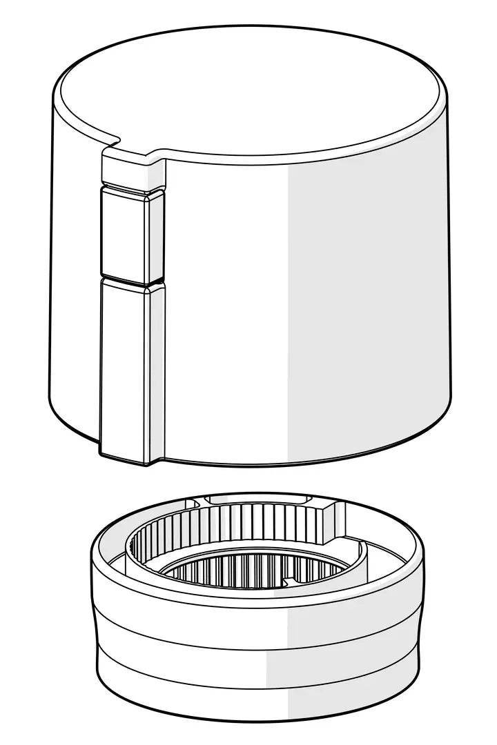 Temperature control handle | 159048V