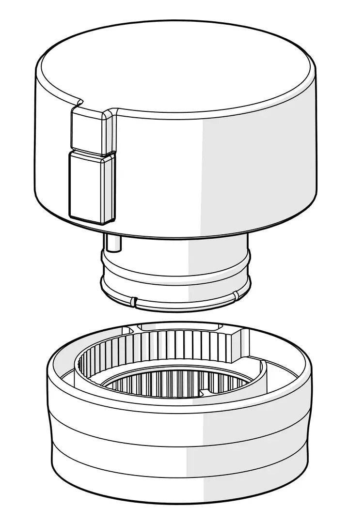Temperature control handle | 159080V