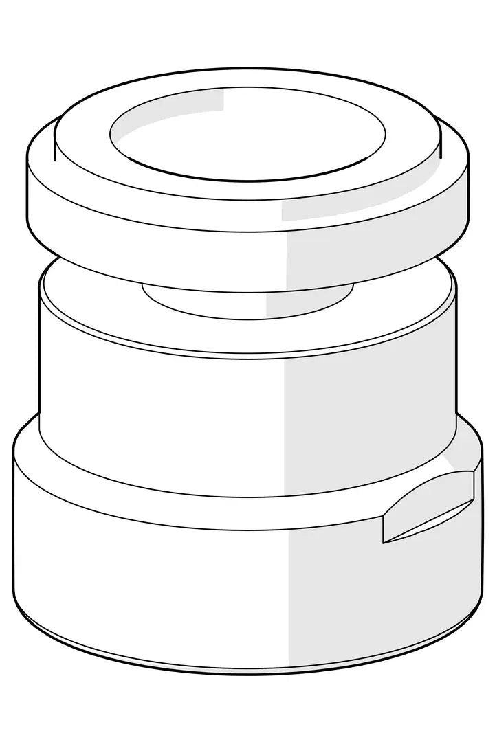 Ball joint for bidet faucet | 159566 | Chrome