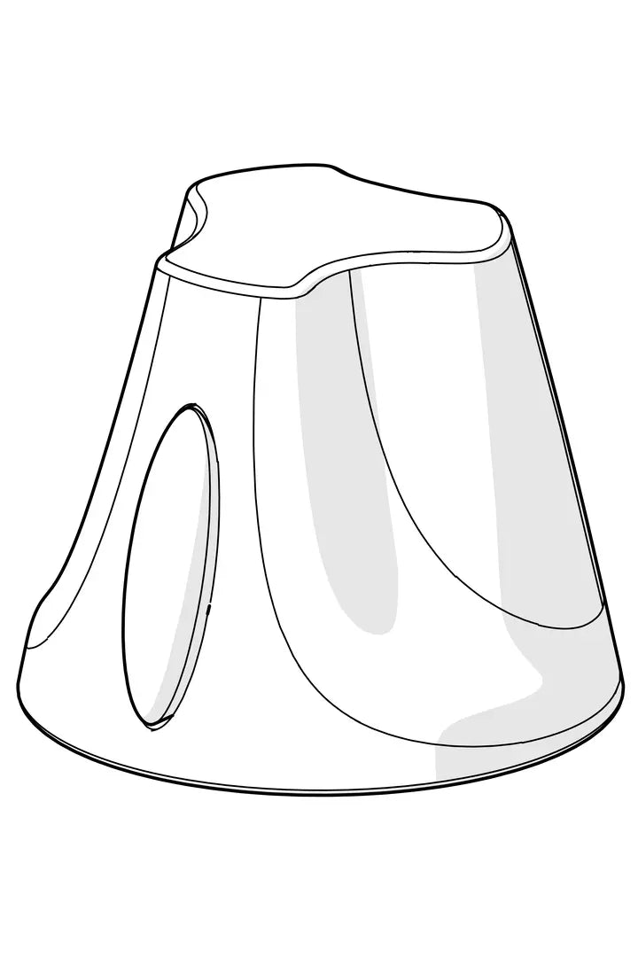 Temperature control handle | 169981V | Chrome