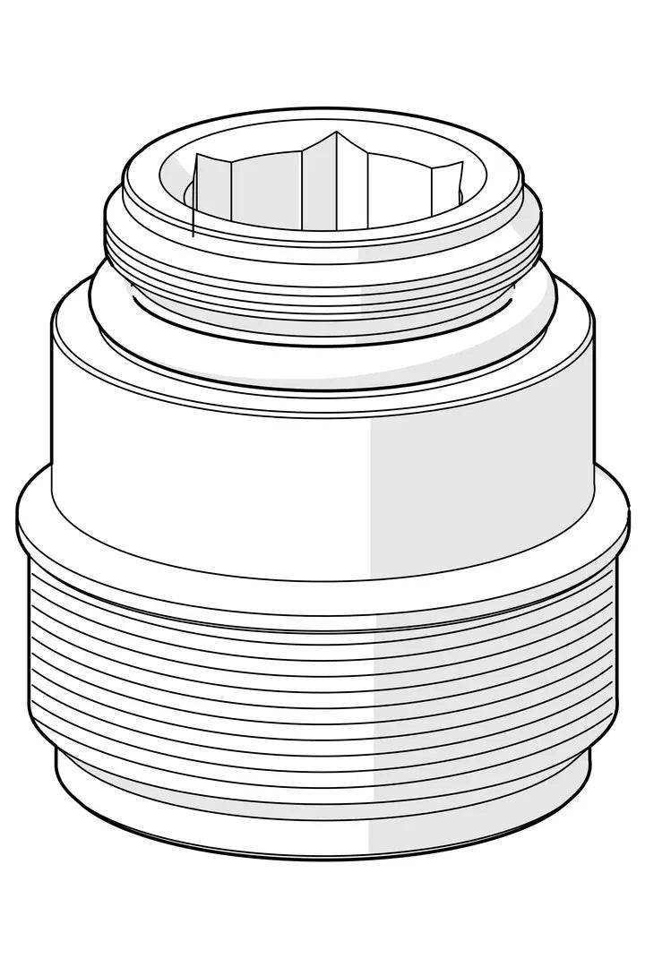Nipple, G3/4 | 178785V | Chrome