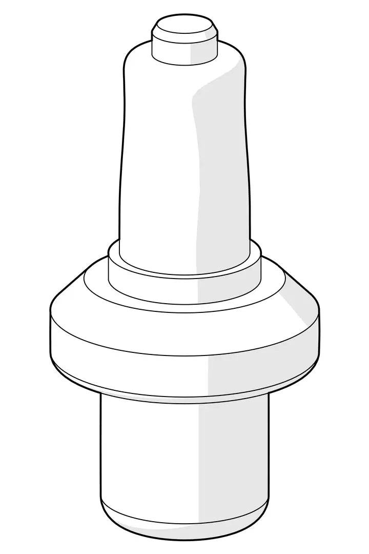 Thermostatic element, 1/86- | 188197 | Chrome