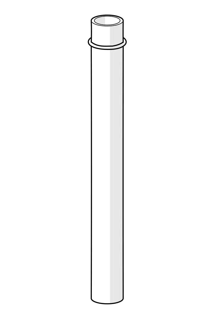 Flush pipe, L=500 | 200050