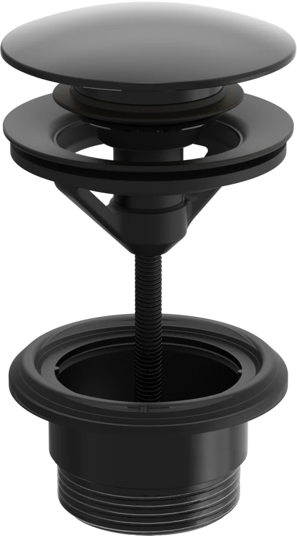 Rapid pop-up waste | 200061-33 | Matt black