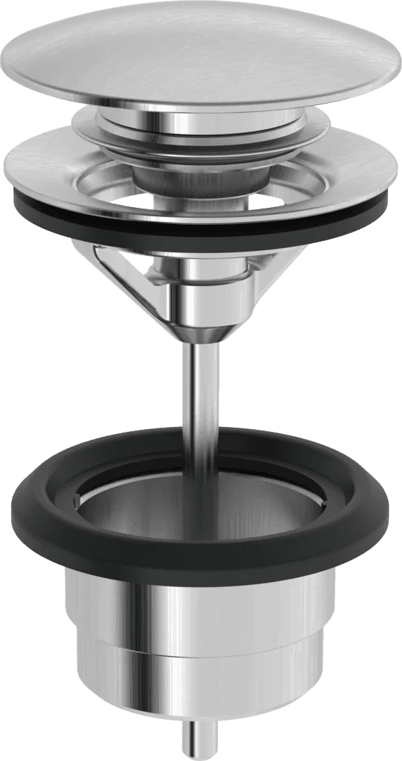 Rapid pop-up waste | 200061-80 | Brushed steel