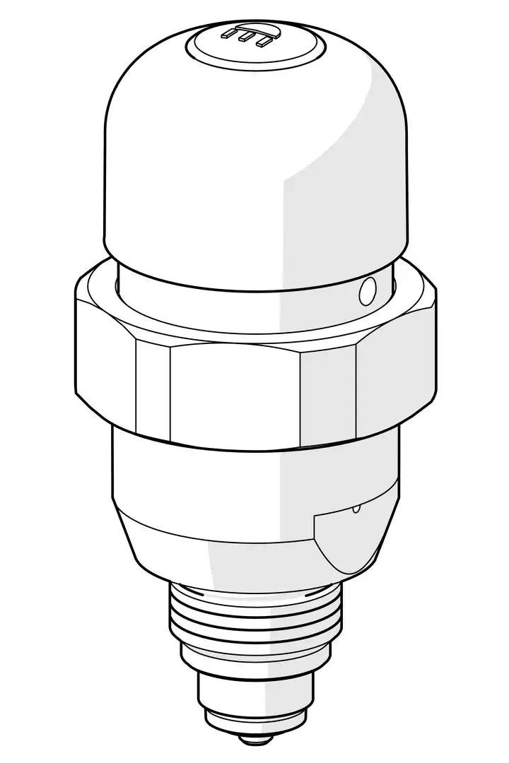 Push-button valve | 201500B | Chrome
