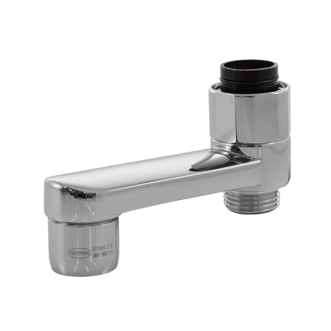 Swivel spout with ejector, L=75 | 211508 | Chrome