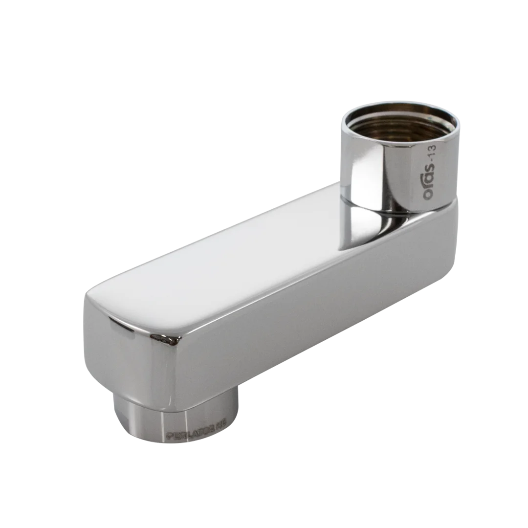 Fixed spout, L=75 | 221108 | Chrome