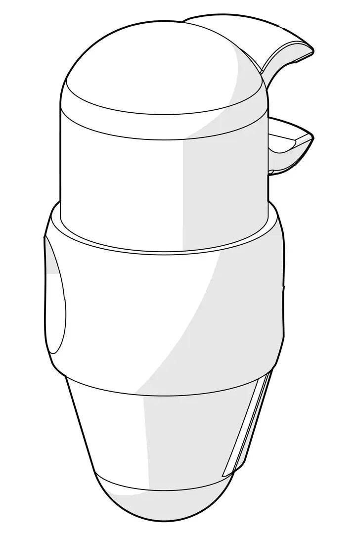 Slide for shower rail | 259851V | Chrome