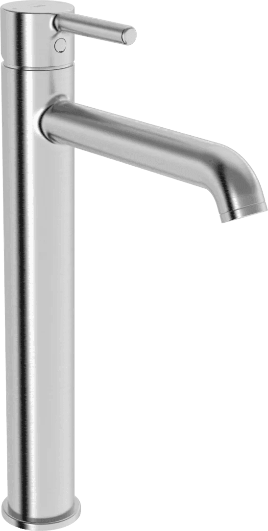 High washbasin faucet | 2601FH-80 | Brushed steel