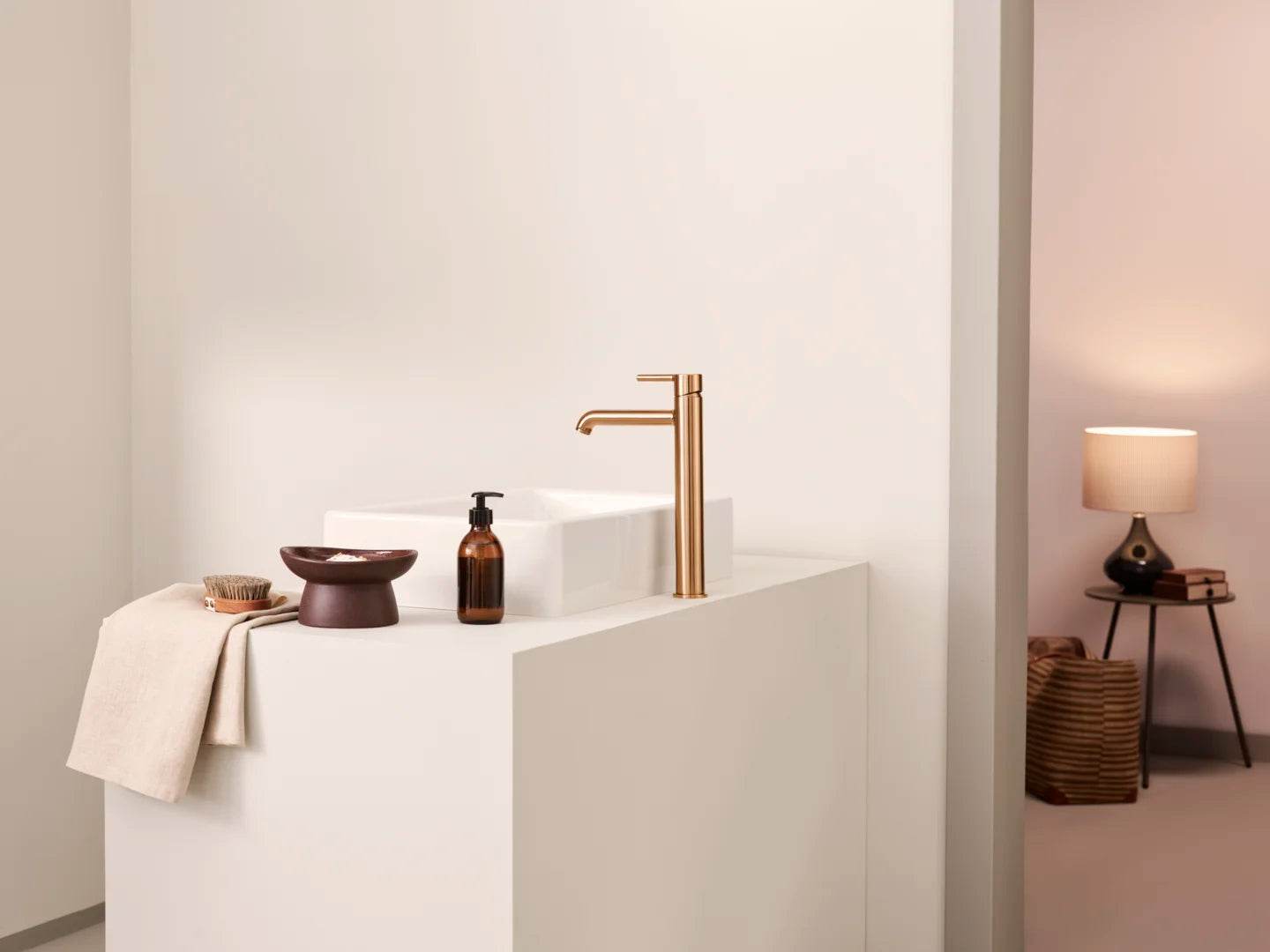 High washbasin faucet | 2601FH-81 | Brushed bronze