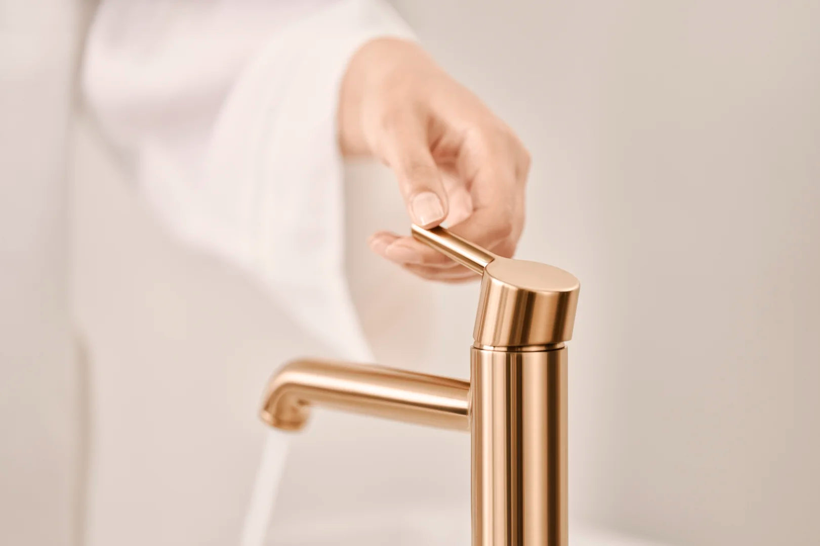 Høy servantkran | 2602FH-81 | Børstet bronse