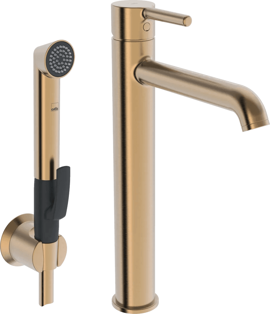 High washbasin faucet | 2602FH-81 | Brushed bronze