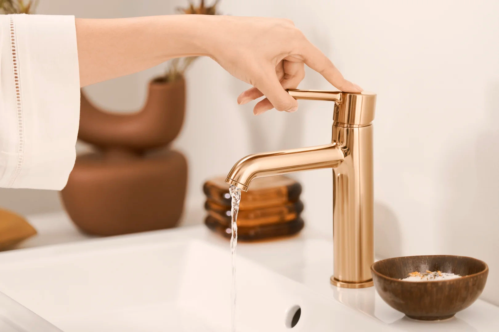 Washbasin faucet | 2605FH-81 | Brushed bronze