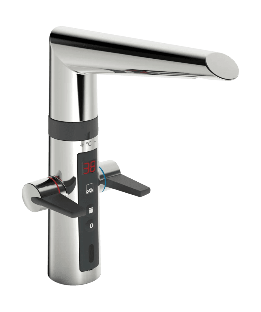 Kitchen faucet with dishwasher valve, 230/5 V | 2727F | Chrome