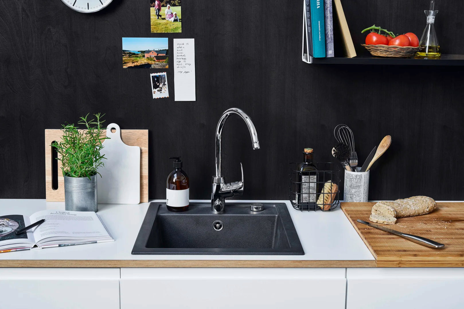 Kitchen faucet with dishwasher valve, 230/5 V | 2729F | Chrome