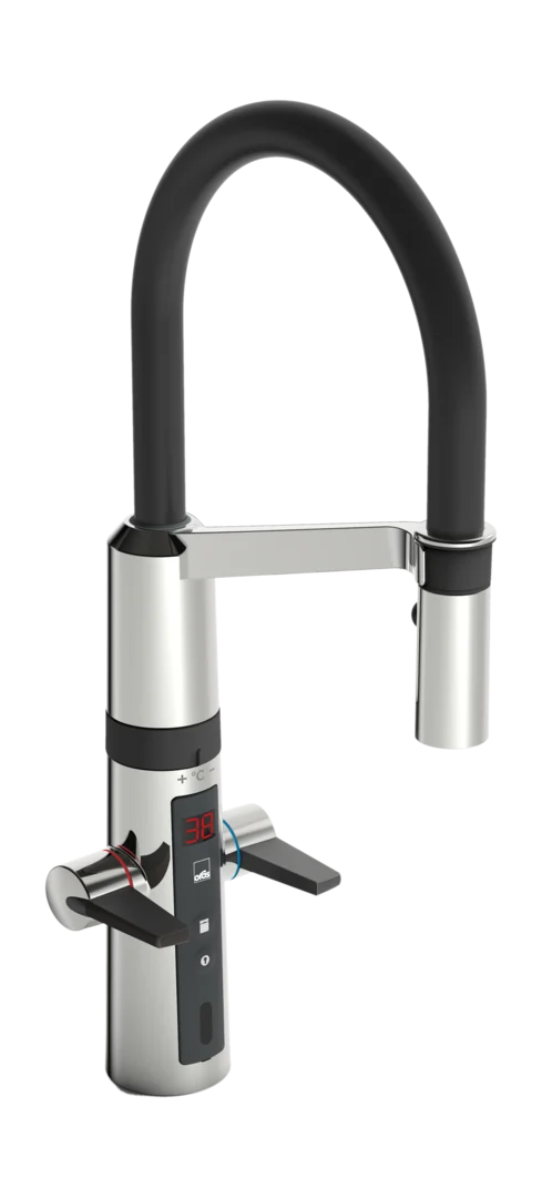 Kitchen faucet with dishwasher valve, 230/5 V | 2729F | Chrome