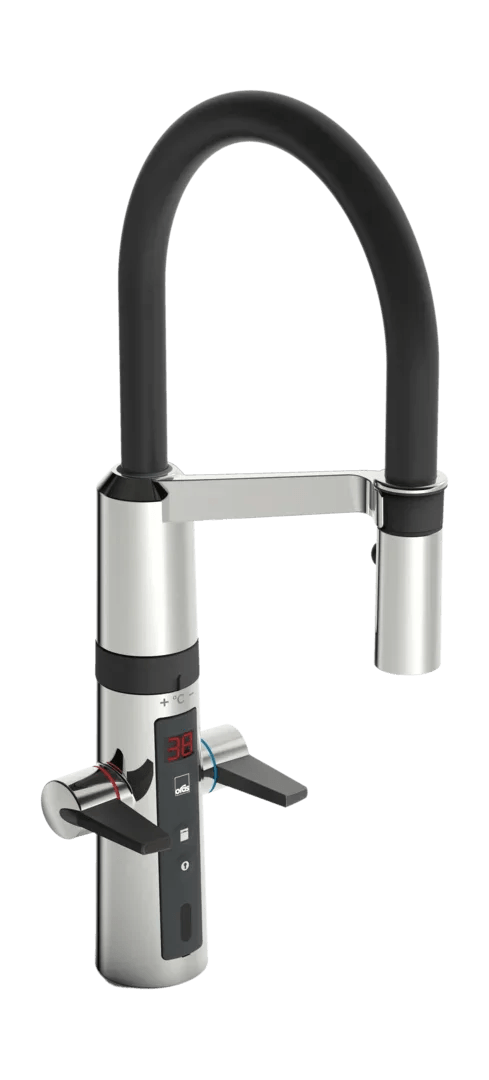Kitchen faucet with dishwasher valve, 230/5 V | 2729F | Chrome