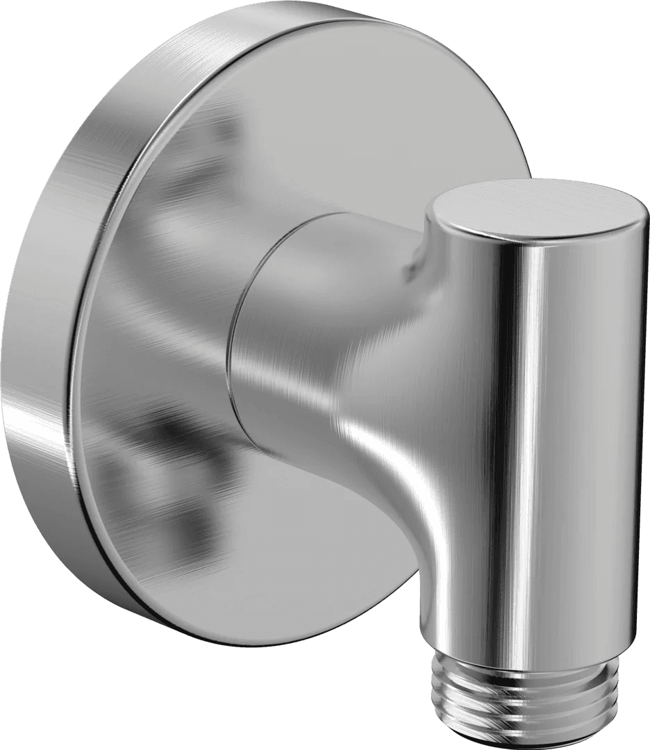 Wall coupling for shower hose | 290022-80 | Brushed steel
