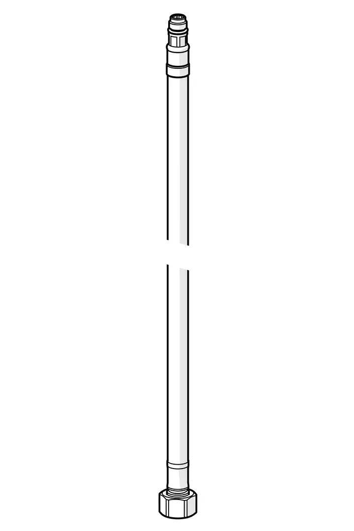 Flexible pipe, L=500, G3/8-M10x1 | 602328/2