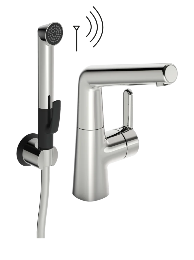 Washbasin faucet, 3 V | 3005F | Chrome