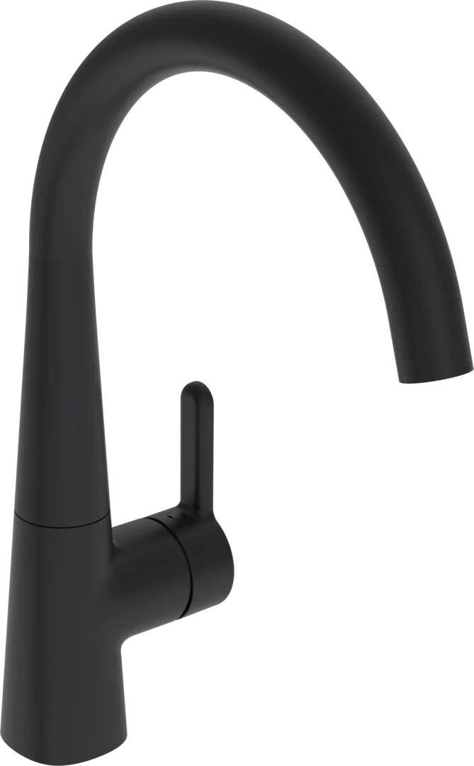 Kitchen faucet with dishwasher valve, 3 V | 3035F-33 | Matt black