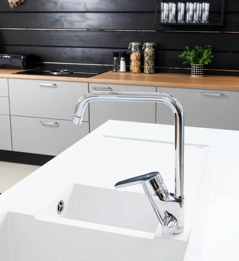 Kitchen faucet with dishwasher valve | 3934F | Chrome