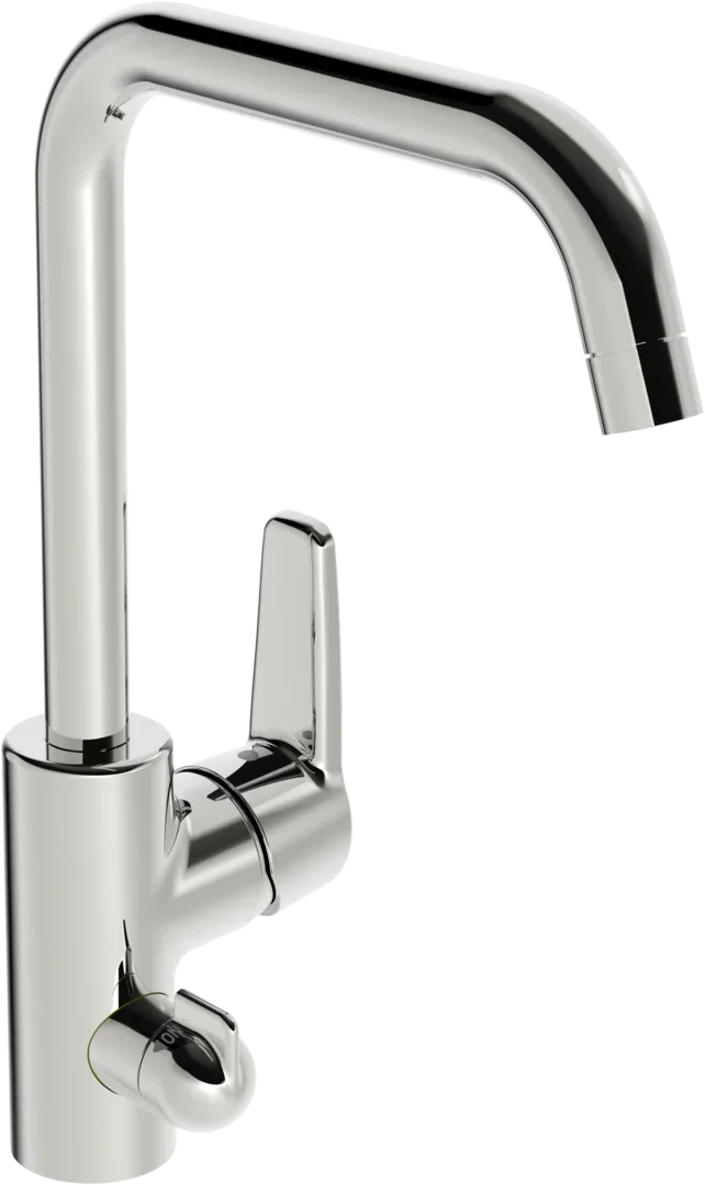 Kitchen faucet with dishwasher valve | 3936F | Chrome