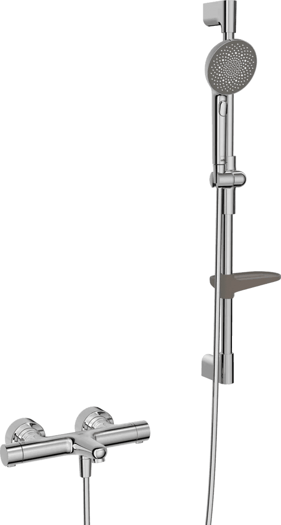 Bath and shower faucet with shower set | 4749 | Chrome