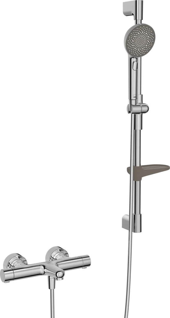 Bath and shower faucet with shower set | 4749 | Chrome