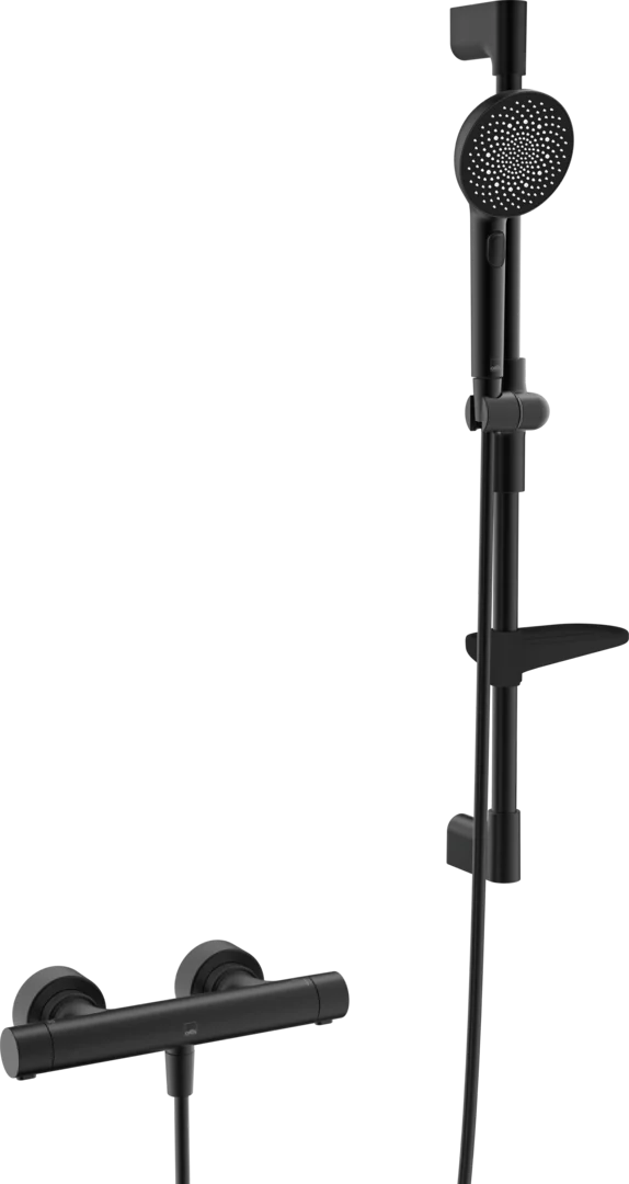 Shower faucet with shower set | 4769-33 | Matt black