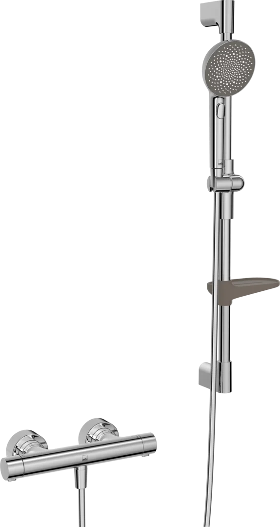 Shower faucet with shower set | 4769 | Chrome