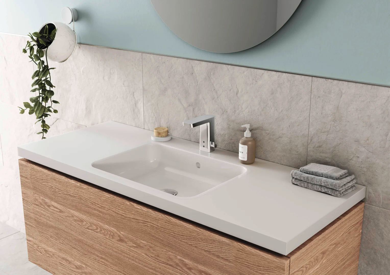 Washbasin faucet, 3 V, Bluetooth | 4814FZ | Chrome