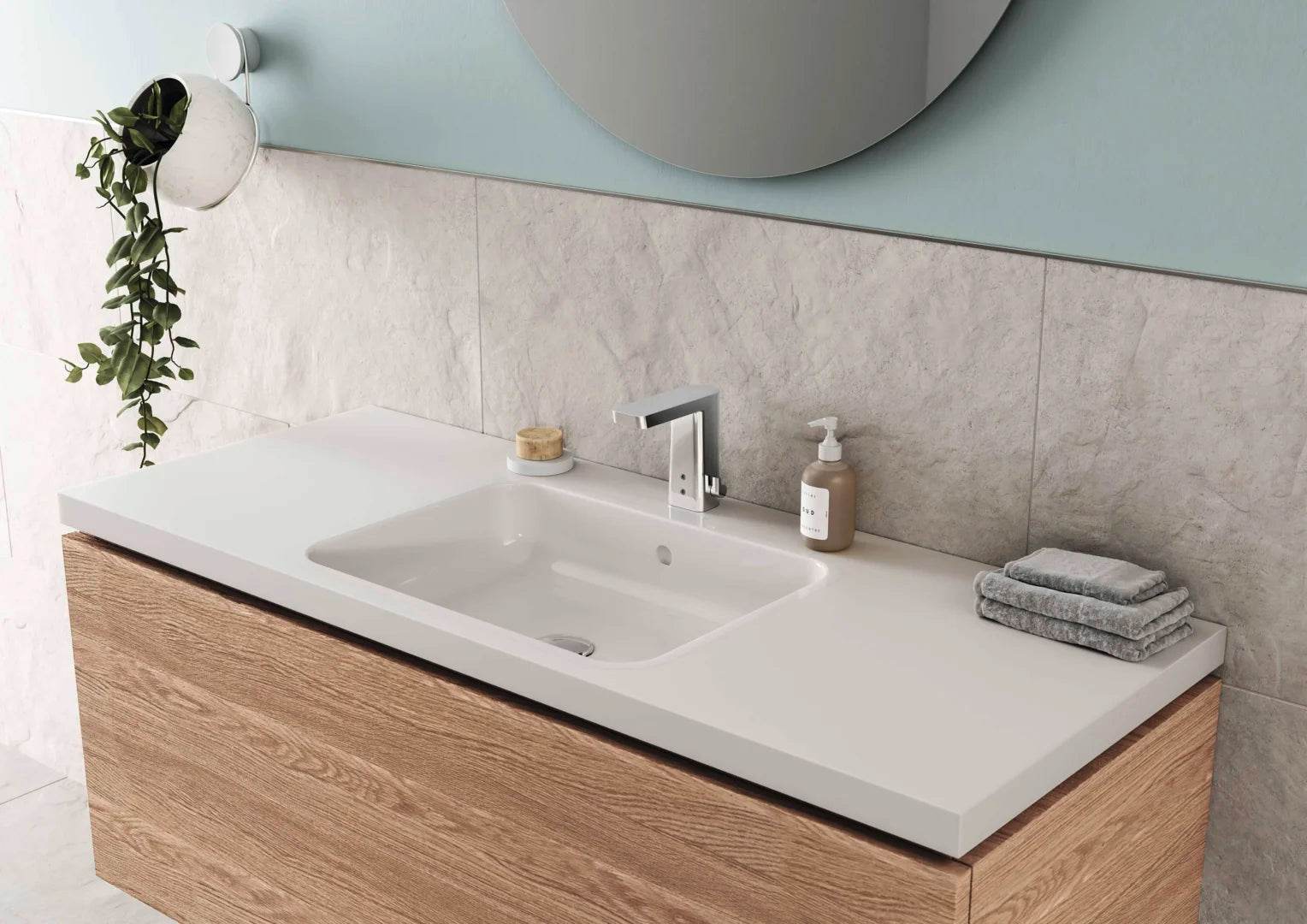 Washbasin faucet, 3 V, Bluetooth | 4814FZ | Chrome